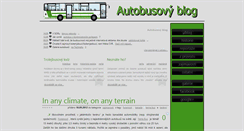 Desktop Screenshot of blog.galerie-autobusu.cz